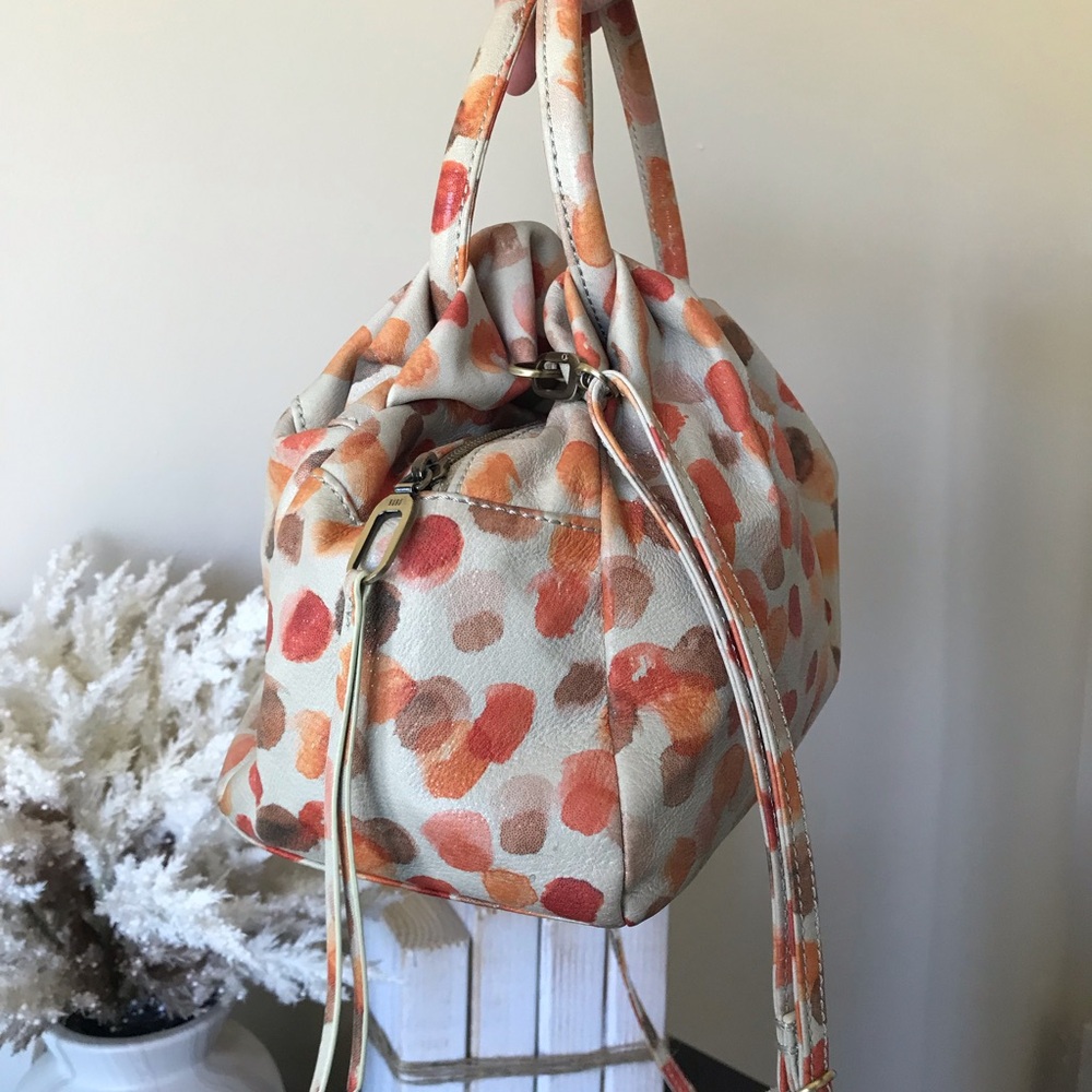 HOBO Darling Small Leather Satchel Crossbody, Dotted Shimmer - Picture 6 of 16